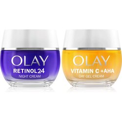Olay Retinol 24 & Vitamin C + AHA set za nego obraza Cene