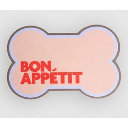 Helio Ferretti Bon Appetit Absorbent Mat For Dog Bowl Floor multicolored Cene