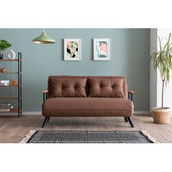 Atelier Del Sofa dvosed sando 2 seater light brown Cene