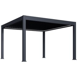 Pergole Luksuzna ELEKTRIČNA bioklimatska pergola PRESTIGE 4×4 m, aluminij – samostoječa Cene