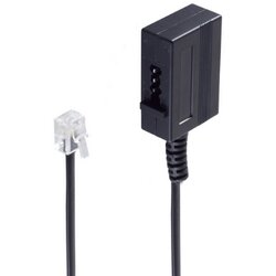 Shiverpeaks faks adapter [1x RJ11 vtič 6p4c - 1x ženski konektor tae-n] 0.2 m črna, (20411176) Cene