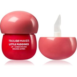 Trouble Maker Little Pudding Lip + Cheek Mousse večnamensko ličilo za ustnice in lica odtenek Coral Pink 5 g Cene
