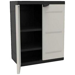 plastiken Shramba na prostem Armoire basse TITANIUM beige et noir Bež Cene