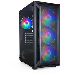 TooQ Midi Tower Box Black, (21408173) Cene