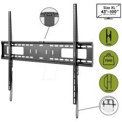 Goobay Tv pro fixed xl 109cm-254cm (43-100) stenski nosilec za tv Cene