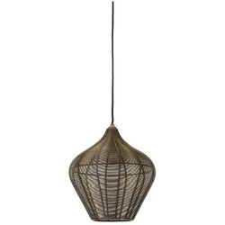 Light & Living Kovinska viseča svetilka v bronasti barvi ø 27 cm Alvaro – Cene