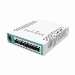 MikroTik CRS106-1C-5S network switch Gigabit Ethernet (10 /100 /1000) Power over Ethernet (PoE) White Cene