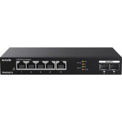 Tenda svič 2.5Gbps 5-port TEM2007X metal case/2x10G sfp+ Cene