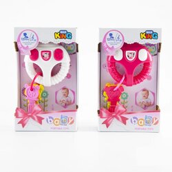 GDT GD igračka bebi volan sa ključevima, roze Cene