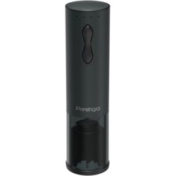 Prestigio Bolsena, Electric wine opener with Logo, aerator , vacuum preserver, Black color Cene