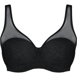 Trendyol Curve Black Glitter Mesh Covered Bra Cijene