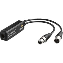 Monacor Dante AVIO AES3/EBU Adapter, ADP-AES3-2X2 - - Audio-Kondric Cene