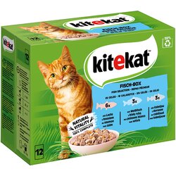 Kitekat vrećice 48 x 85 g - Izbor ribe u želeu Cene