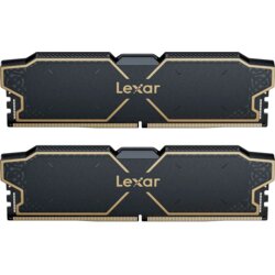 Lexar THOR 32GB DDR5 6000MHz (2x16GB KIT) CL38 DIMM, 1.3V, heatsink, Black Cene