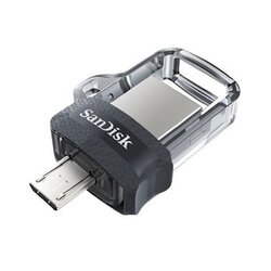 San Disk USB ključek 3.0 32GB ULTRA DUAL, srebrno-črn (SDDD3-032G-G46) Cene