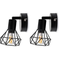 DA LIGHT 2x stenska svetilka E14 z nastavljivo glavo Cene