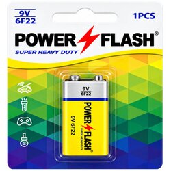 POWER FLASH Baterija Karbonska 6FF22 9V AAA 260min 1/1 Cene