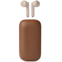 Lexon SOFTPOWER SPEAKERBUDS 2-v-1 True Wireless Slušalke in 3W bluetooth Zvočnik RJAVA Cene