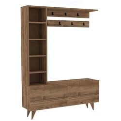 Kalune Design Predsobni komplet v orehovem dekorju Hale - Kalune Design Cene