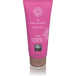 Shiatsu masažni gel in lubrikant Raspberry, 200 ml Cene