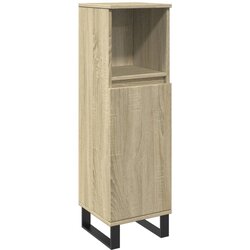 vidaXL Kupaonski ormarić boja hrasta 30x30x100 cm konstruirano drvo Cijene