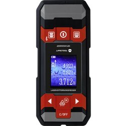 Toolcraft Položaj uređaja metalni 2-u-1 laserski detektor 100 mm LDM D30 Prikladno za obojeni metali, vodovi napona, drvo, željezni metal Cijene