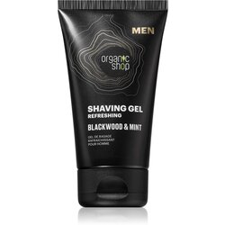 Organic Shop men refreshing shaving gel blackwood & mint Cene