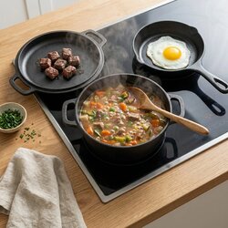 Musashi double dutch oven set + mali tiganj na poklon Cene