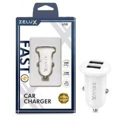 Zelux usb hitri avto polnilec 2x usb 12W Cene