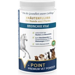 V-POINT BRONCHIO VITAL - Premium zeliščni prah za pse in konje Cene