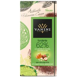 Oznake: Vanini Veganski proizvod Vanini-Tamna Äokolada 62% kakaa sa ljeÅ¡njacima i komadiÄima karamele 100g Cene