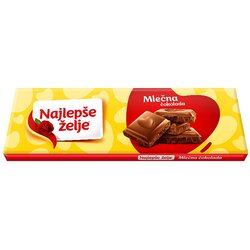 NAJLEPŠE ŽELJE Čokolada ŠTARK mlečna 250g Cene