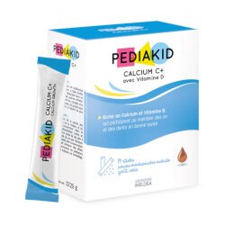 Laboratoires Ineldea Pediakid Vrećice Kalcij sa vitaminom D3 za djecu Cene