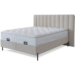 Hom`in POSTELJA Z VZMETNICO 160 cm x 200 cm , kovina, tekstil, leseni material bež Cene