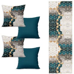 Minimalist Cushion Covers Set nadstolnjaka i 4 jastučnice Optic - Cene