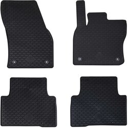 vidaXL Avto preproga 4 pcs Črna primerno za VW TIGUAN 2016-2023 Guma, (5000204283) Cene