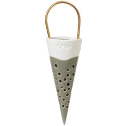 Kähler Design Viseća zelena keramička dekoracija Cone, visina 14,5 cm Cene