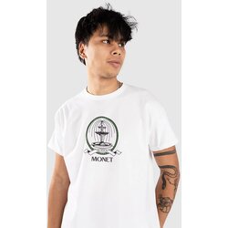Monet Skateboards Old Money T-shirt blanc white Cene
