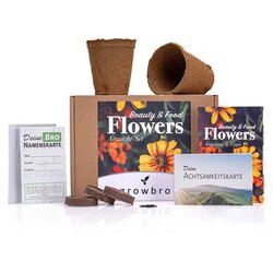 growbro Beauty and Food Flowers" set za gojenje Cene