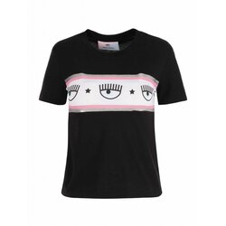 Chiara Ferragni crna pamučna ženska majica sa "eye" logom 72CBHT15CJT00-899 Cene