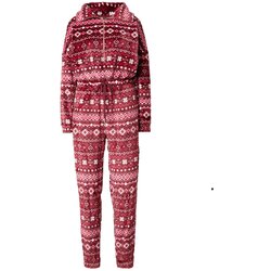 Hunkemöller Pižama grenada / burgund / bela Cene