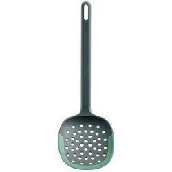 Lekue Perforirana lopatka Essential 9,5x28,5cm / okrogla / sivo-zelena / silikon, pvc, (21009298) Cene