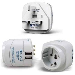 Travel Blue adapter i USB punjač dual Europa za UK (948) Cene