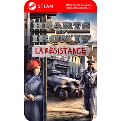 HEARTS of Iron 4 La Resistance dodatek za igro - Steam koda brez škatlice (WINDOWS PC) Cene