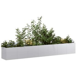 vidaXL Sadilica 280x40x40 cm od pocinčanog čelika Cijene