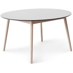 Hammel Furniture Okrugli proširiv blagovaonski stol s dodatnom pločom s bijelom pločom stola ø 135 cm Meza – Cene