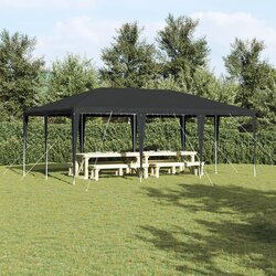 vidaXL Šotor za zabave Antracit 6x4 m PE Cene