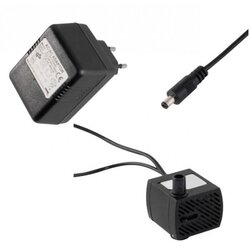Home Unutrašnja fontana sa LED rasvjetom 26 cm WF04 siva Cijene