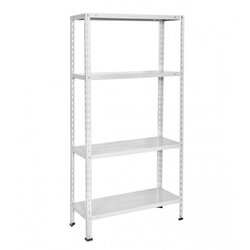 BIZZOTO Polica metalna 75x30x150cm 03B250B bijela Cene