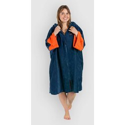 Dryrobe Fullzip Towel Robe Organic Cotton Surf poncho blue Cene